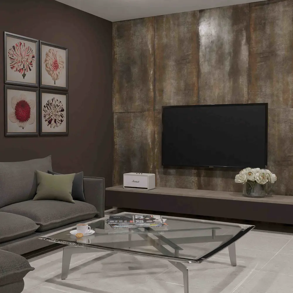 Глазурованный керамогранит Аксима Пасадена 60x120 см 1.44 м² матовый цвет коричневый AXIMA PASADENA STLM-2200851 - Вид №4