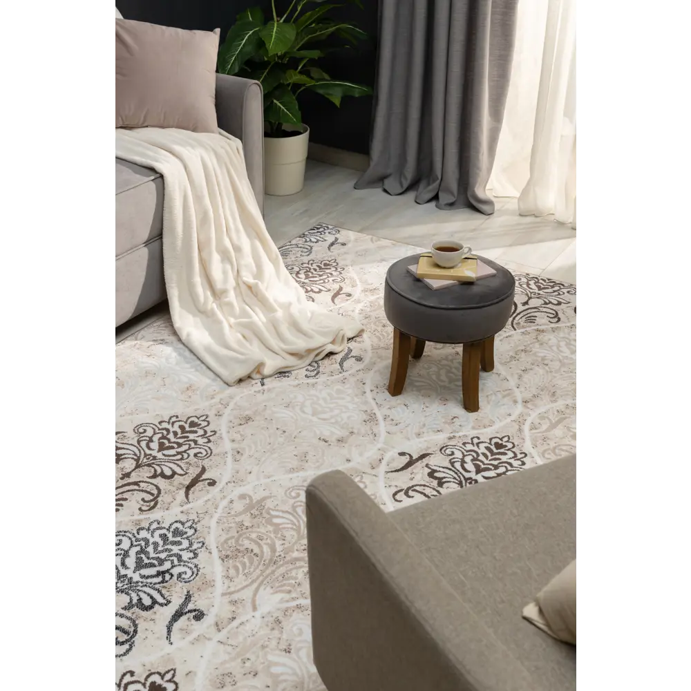 Ковер полипропилен Люкс L013 150x230 см цвет бежевый 82172612 STLM-2057011 MERINOS  - Вид №5