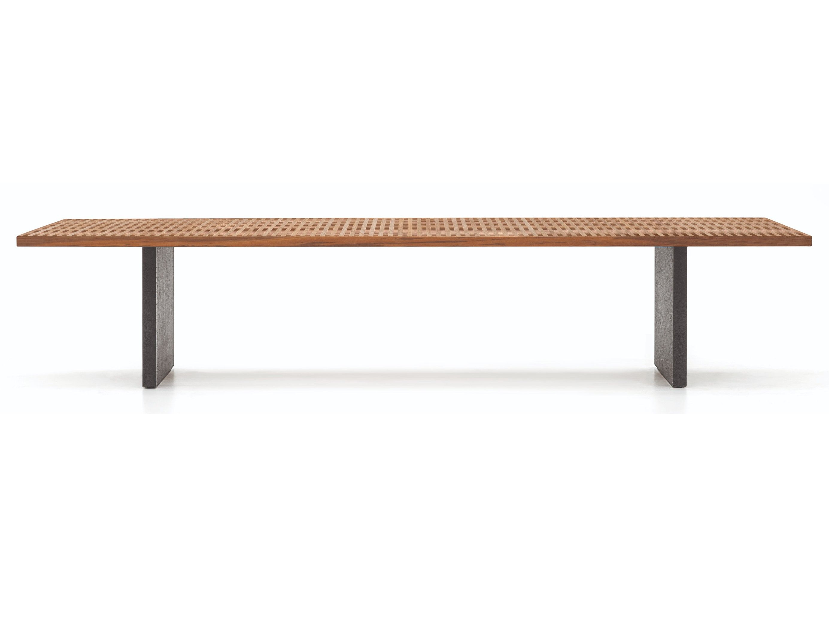 Прямоугольный стол из тикового дерева Minotti Quadrado ARCH-00101851