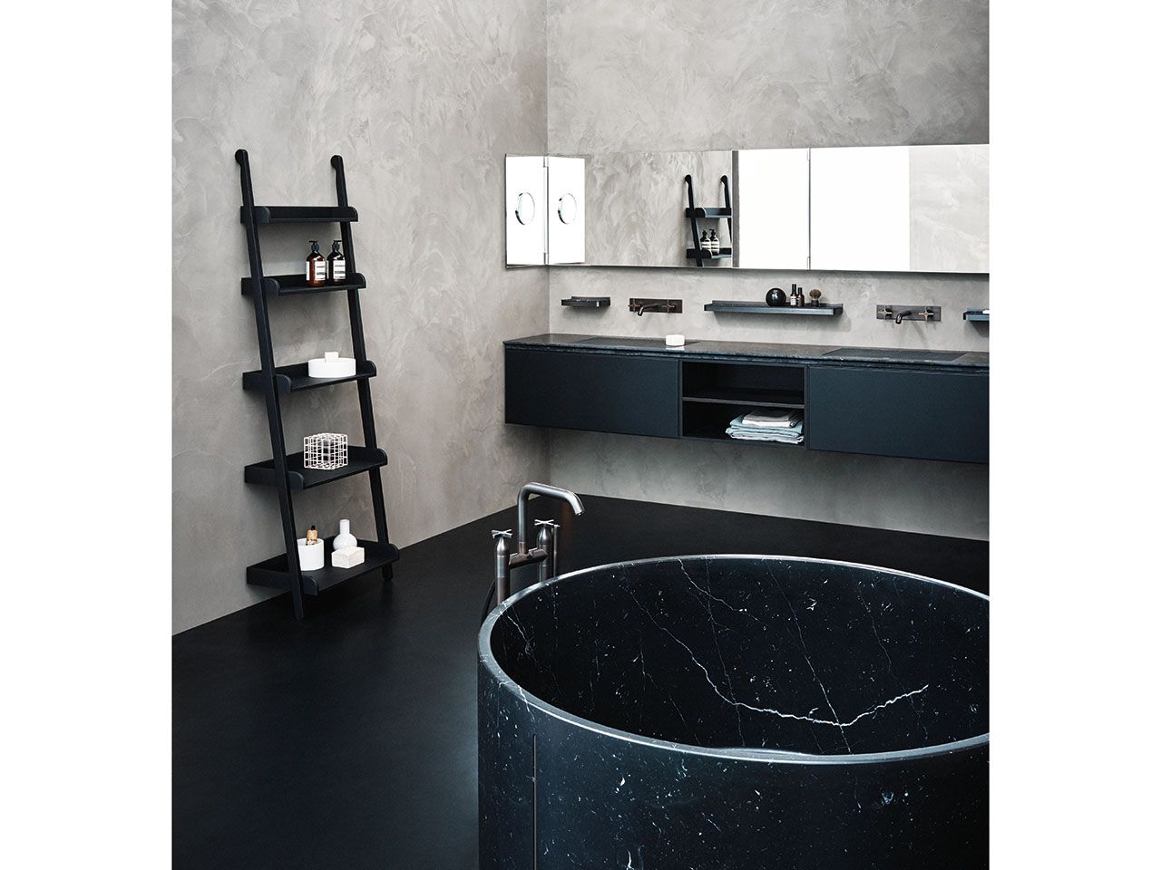 Мраморная круглая ванна для ванной комнаты Agape In-Out ARCH-00042169 - Вид №3