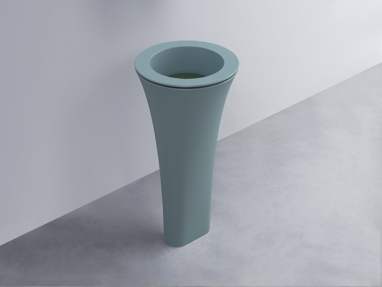 AMLA45-PL+AMPILT-MU+AMCOLT-PL Раковина Amedeo Tondo отдельностоящая cielo Enjoy + Amedeo Ceramica Cielo