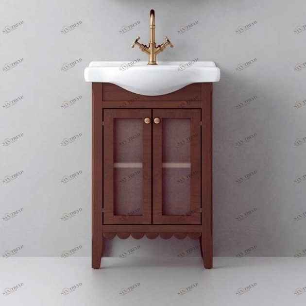 Avila Dos Тумба напольная "Волны" с раковиной ETNA 55 Color 27 COUNTRY ETNA COUNTRY 01044080120360N27