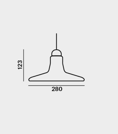 Подвесной светильник из дутого стекла с регулируемой яркостью BROKIS Тени ARCH-00150384 - Вид №27