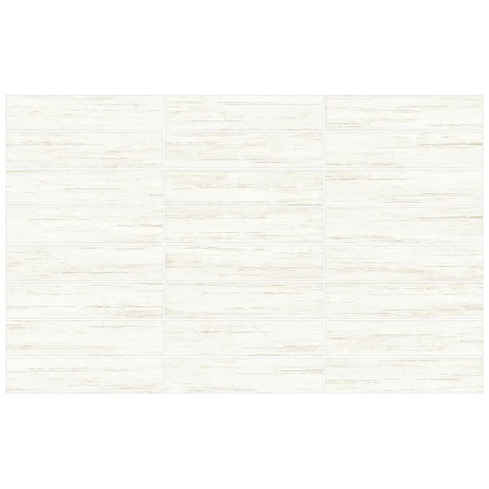 Глазурованный керамогранит Alma Ceramica Timber 07 15.1x60.2 см 1.82 м² матовый цвет белый 89458853 STLM-2153822 - Вид №2