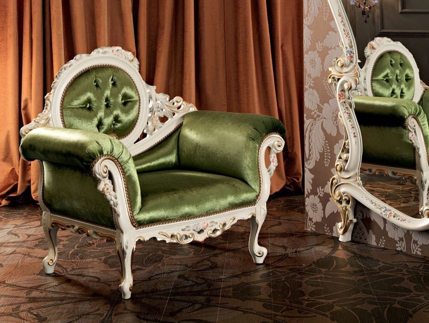 Кресло с подлокотниками Modenese Luxury Interiors Villa Venezia ARCH-00040784