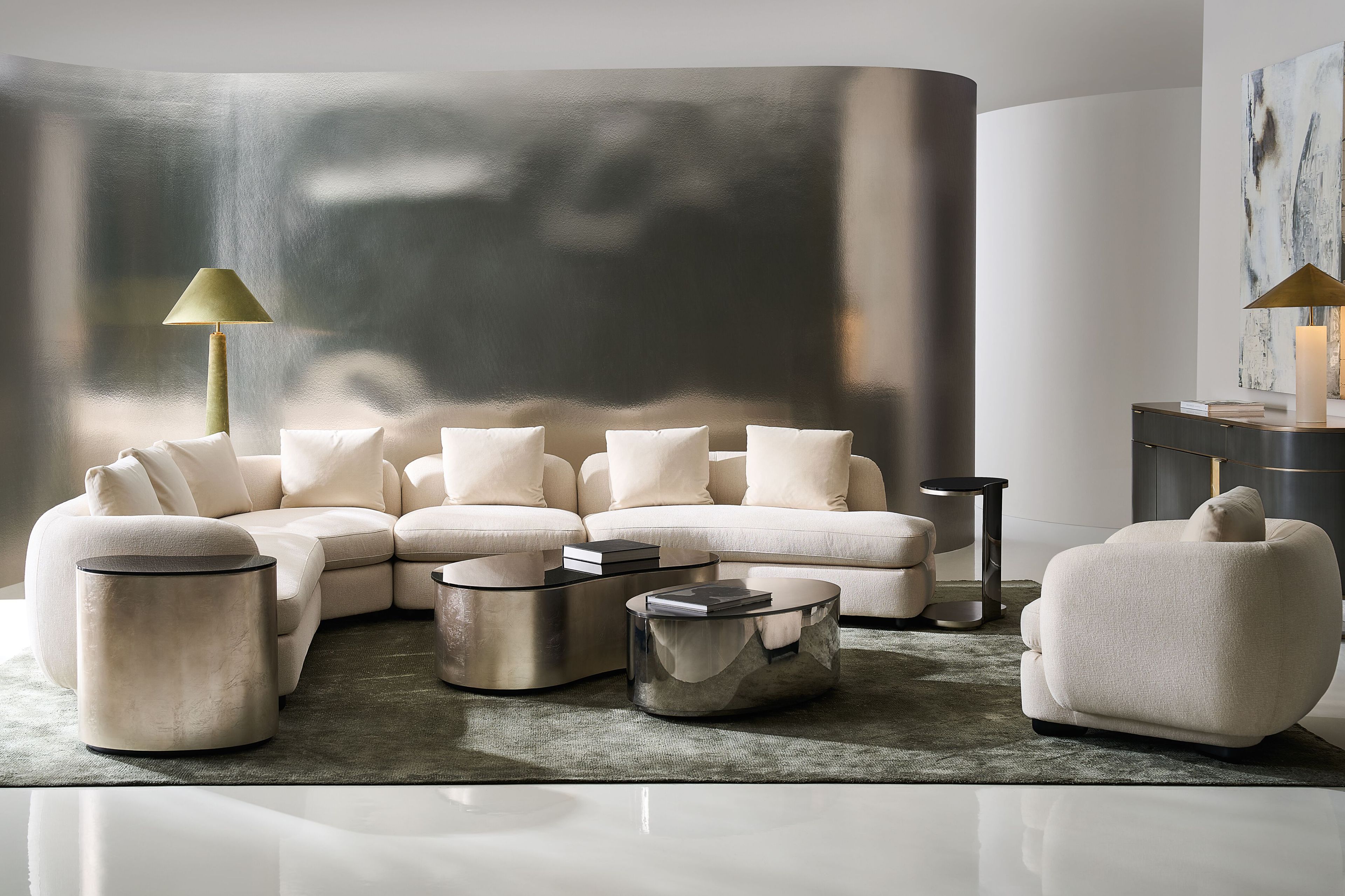 5-местный угловой тканевый модульный диван Caracole Lumi ARCH-00055771 - Вид №3