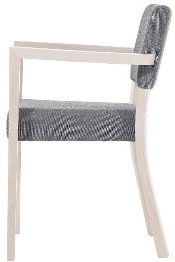 TON Стул с подлокотниками из дерева и ткани  323 713  - Вид №1