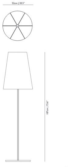 moooi Торшер из полиэстера с отраженным светом Shade shade sun-id-1455903 - Вид №3