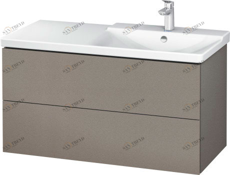 LC625201414 Тумбочка подвесная L-Cube #LC6252 1020 x 481 мм Терра, декор Duravit
