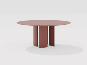 Алюминиевый круглый садовый стол