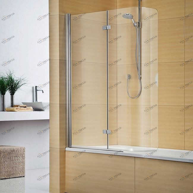 45256 Душевое ограждения на борт вынны DUKA Италия Vertica