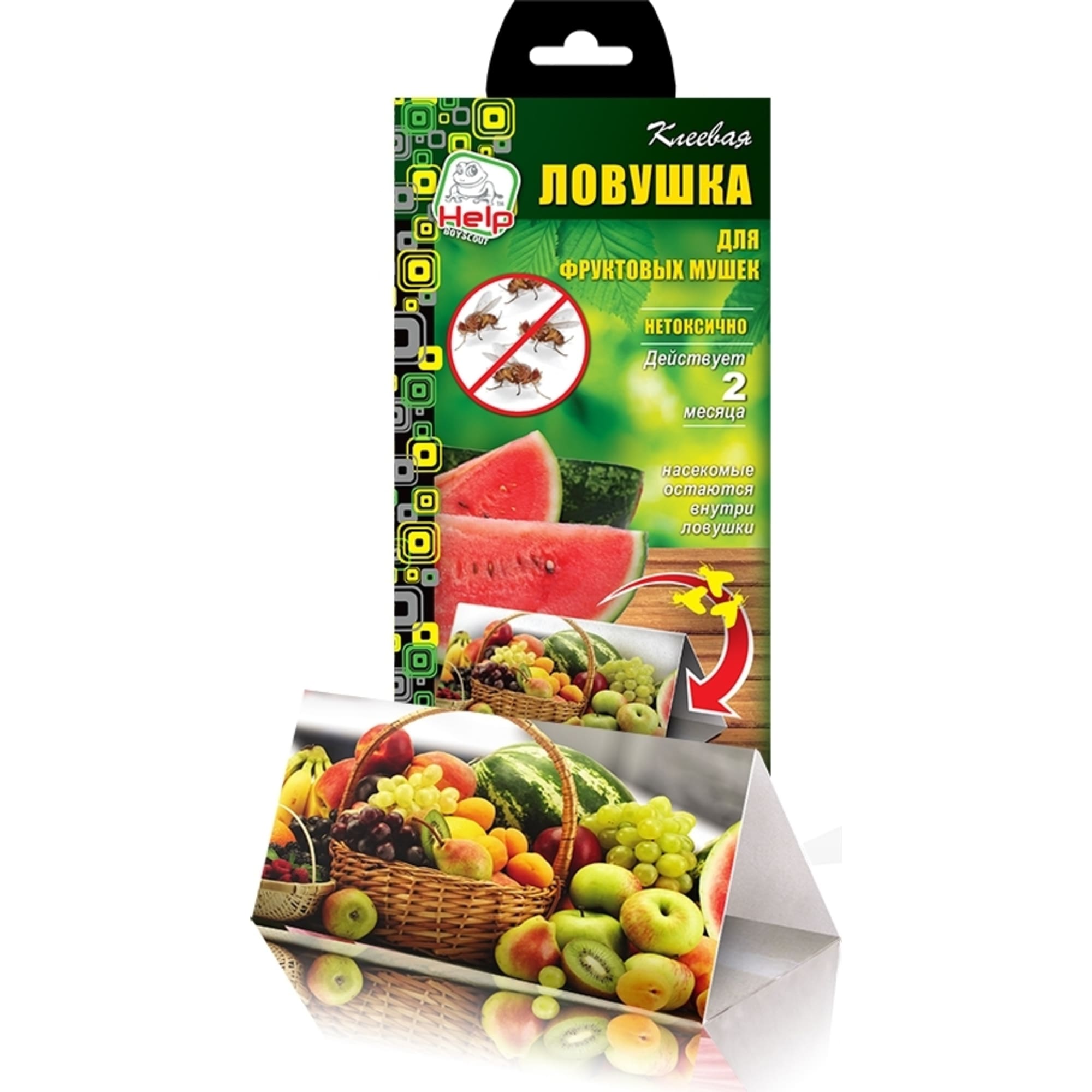 82735661 Ловушка Help клеевая для фруктовых мушек 2 шт Santreyd 