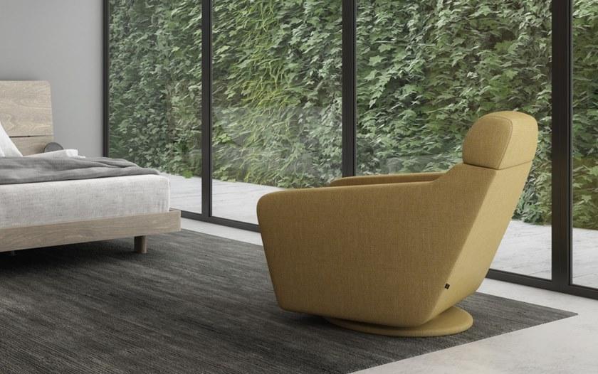 Huppé Кресло-качалка из ткани с подлокотниками Teo L5605 HUPPE - Вид №4