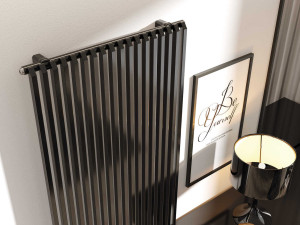 Стальной модульный вертикальный мебельный радиатор