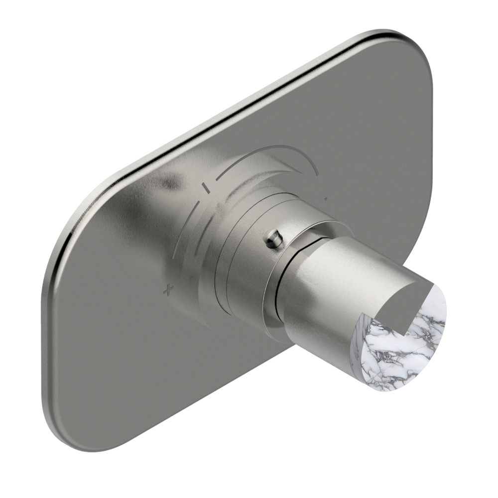 G2H-5100B Ручка регулировки для термостата THG, арт.5100A 1/2" и 5200A 3/4" Thg-paris Le 9 Howlite Матовый никель G2H 5100B CAT.C