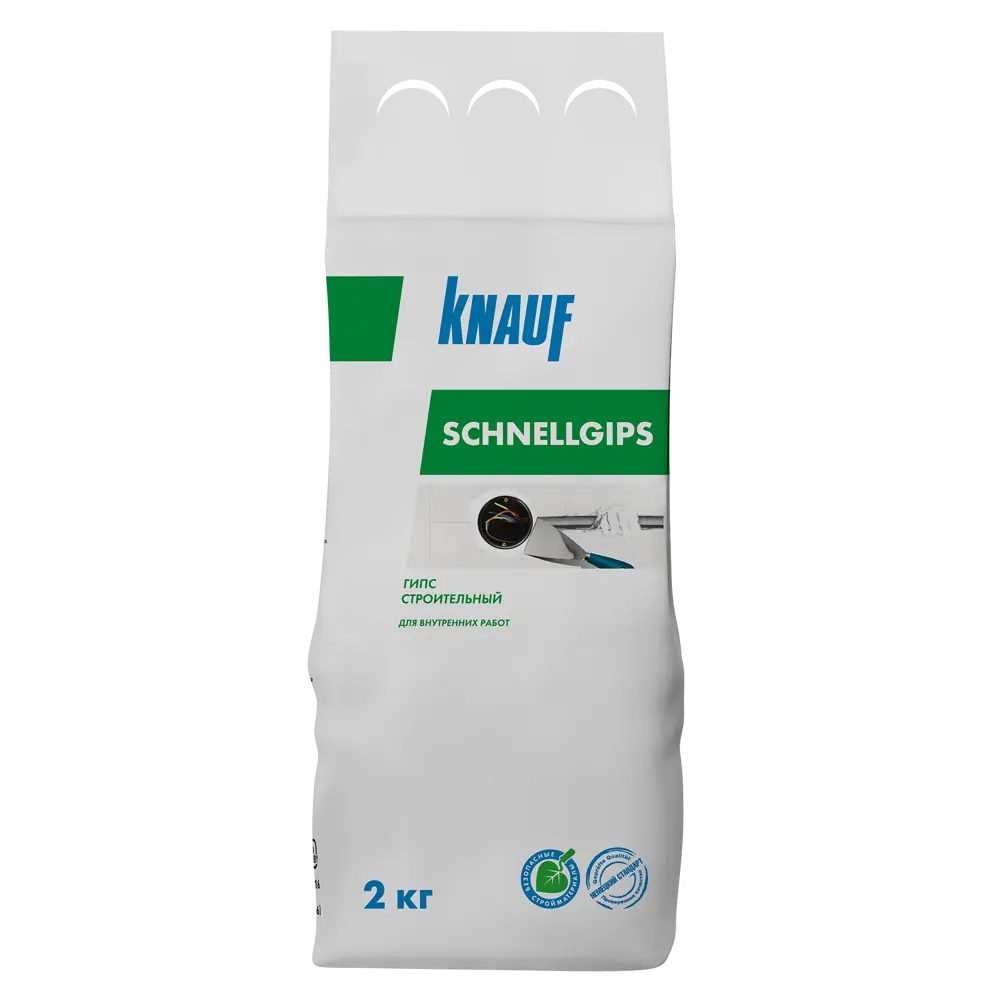 Алебастр KNAUF Шнельгипс для ремонта и декора 2 кг 86808727 STLM-0071802