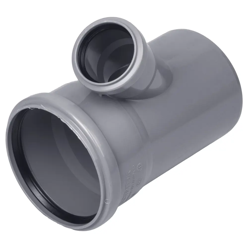Тройник канализационный Политэк 110х50 мм 45° для внутренних систем 11012218 STLM-0001064