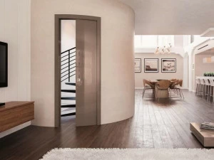 Scrigno Рама стойки для изогнутых раздвижных дверей Scrigno gold