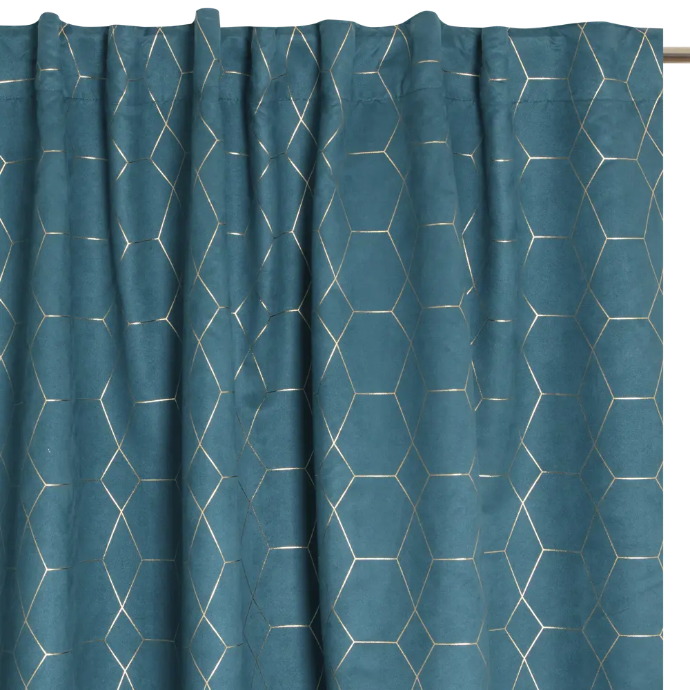 Штора на ленте Calenssie Miami1 200x280 см цвет синий 83321641 STLM-2041166 INSPIRE  - Вид №5
