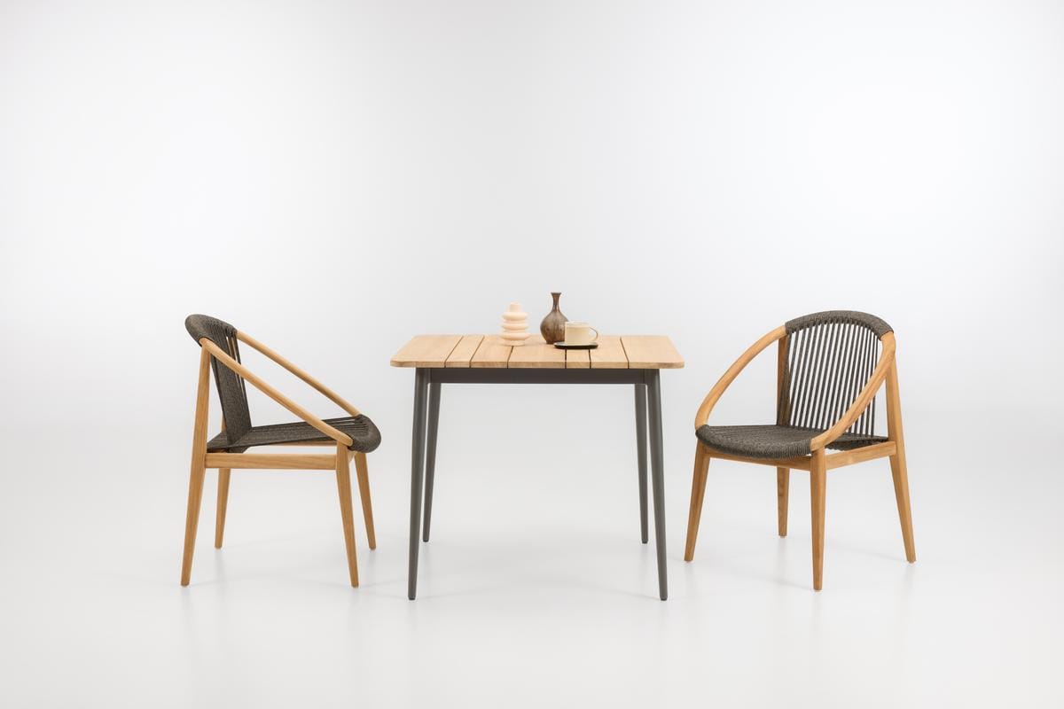 Квадратный стол из тикового дерева Vincent sheppard MAX ARCH-00089936 - Вид №2