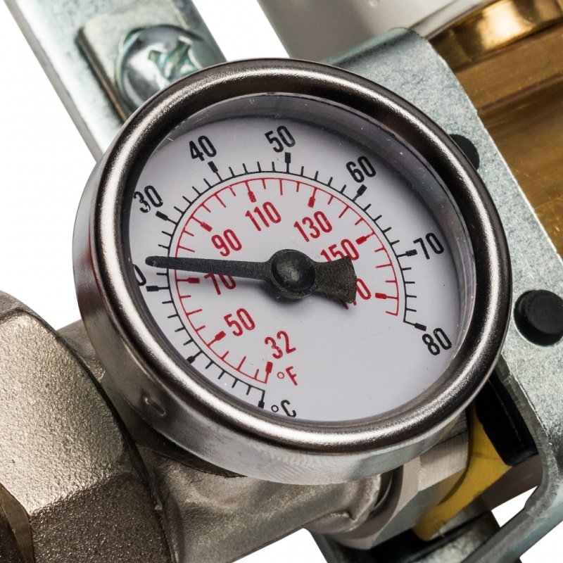 Распределительный коллектор из латуни STOUT 1" х 3/4" х 6 выходов без расходомеров SMB0468000006 - Вид №2