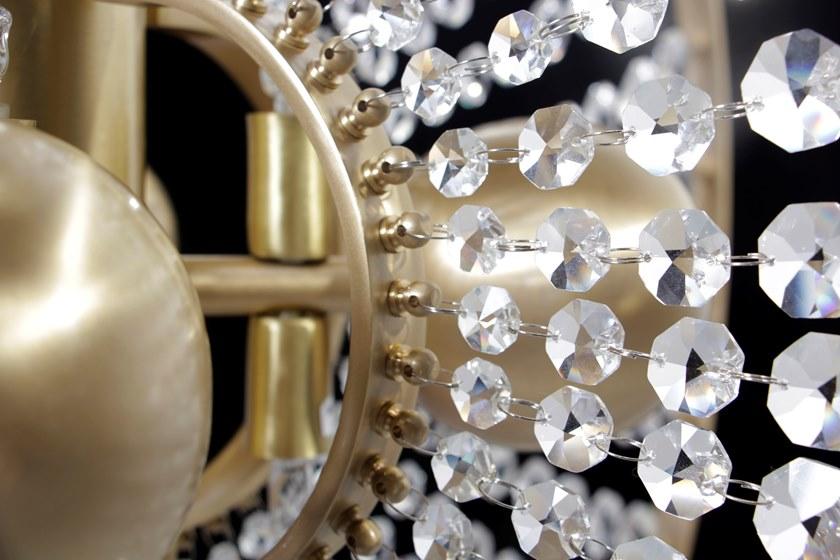 KOKET Подвесной светильник прямого и отраженного света с кристаллами sun-id-1395770 - Вид №3