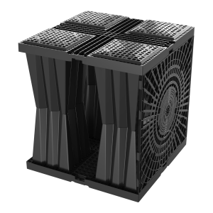 Aquabox Модульная система большой емкости для удержания, инфильтрации, удаления или повторного использования ливневых вод. Geoplast