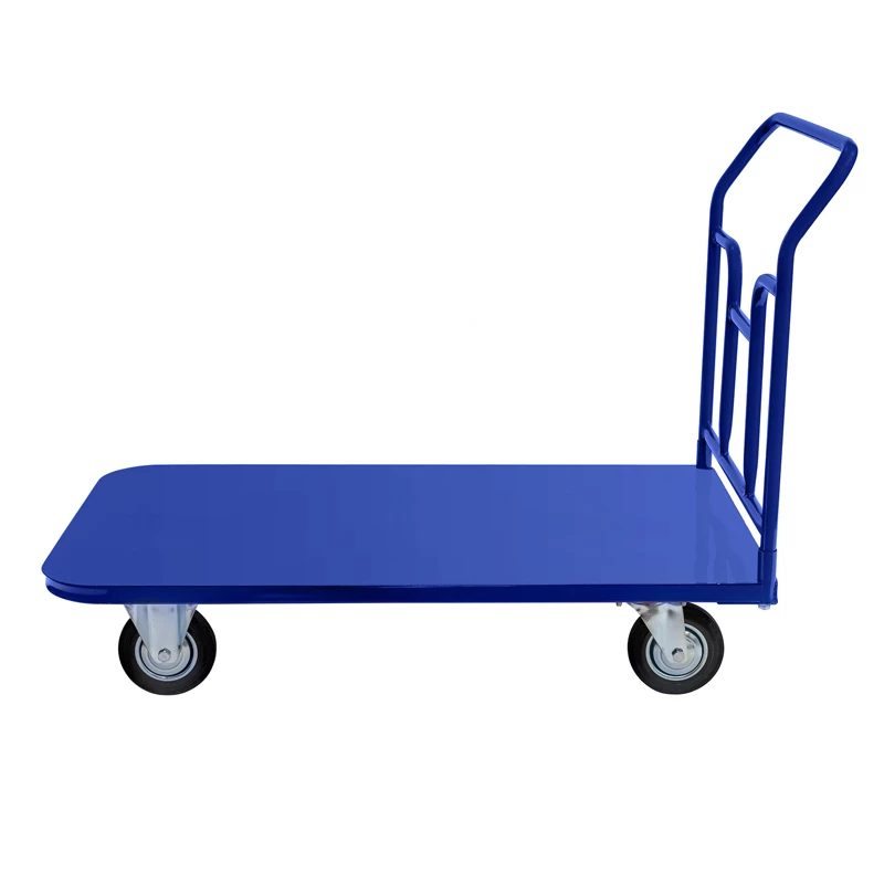 Тележка платформенная ТПТ (г/п 300 кг, 1200x700 мм, колеса черная резина 125 мм) Верстакофф 65-88757