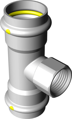 486 679 Модель 0217.2 Трубопроводные системы  Sanpress Inox G  Тройники Santreyd  - Вид №2