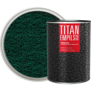 Грунт-эмаль 3 в 1 Ореол Titan молотковая цвет темно-зеленый 0.8 кг 84439785 STLM-2208174