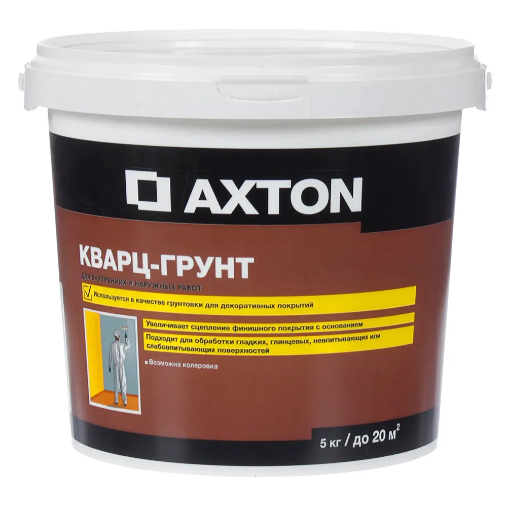 Кварц-грунт AXTON 5 кг для идеальной адгезии 81960748 STLM-0015445