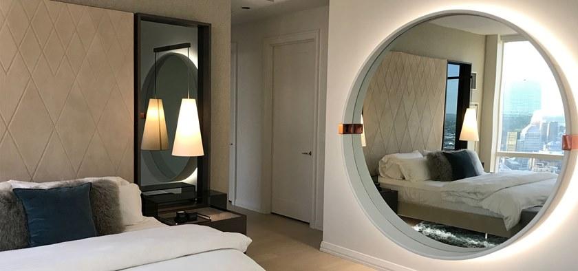 MORADA Кожаное зеркало с настенной рамой Rondo Rondo mir - Вид №3