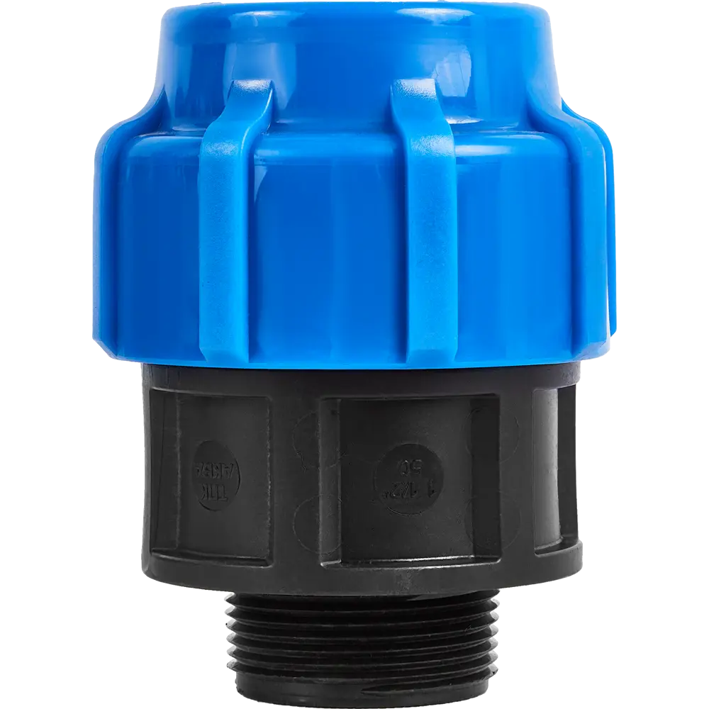 Муфта комбинированная ПНД ТПК-Аква 1 1/2"x50 мм НР 82382569 STLM-2088801  - Вид №1