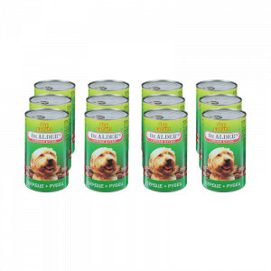 ПР0035373*12 Корм для собак Дог Гарант сочные кусочки в соусе Рубец, сердце конс. 1230г (упаковка - 12 шт) Dr. ALDER`s