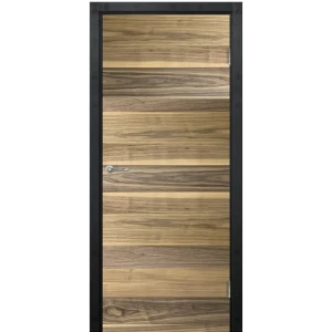 Комплект двери Loft глухая 80x200 см шпон цвет американский орех без доборов 89428553 STLM-2052710
