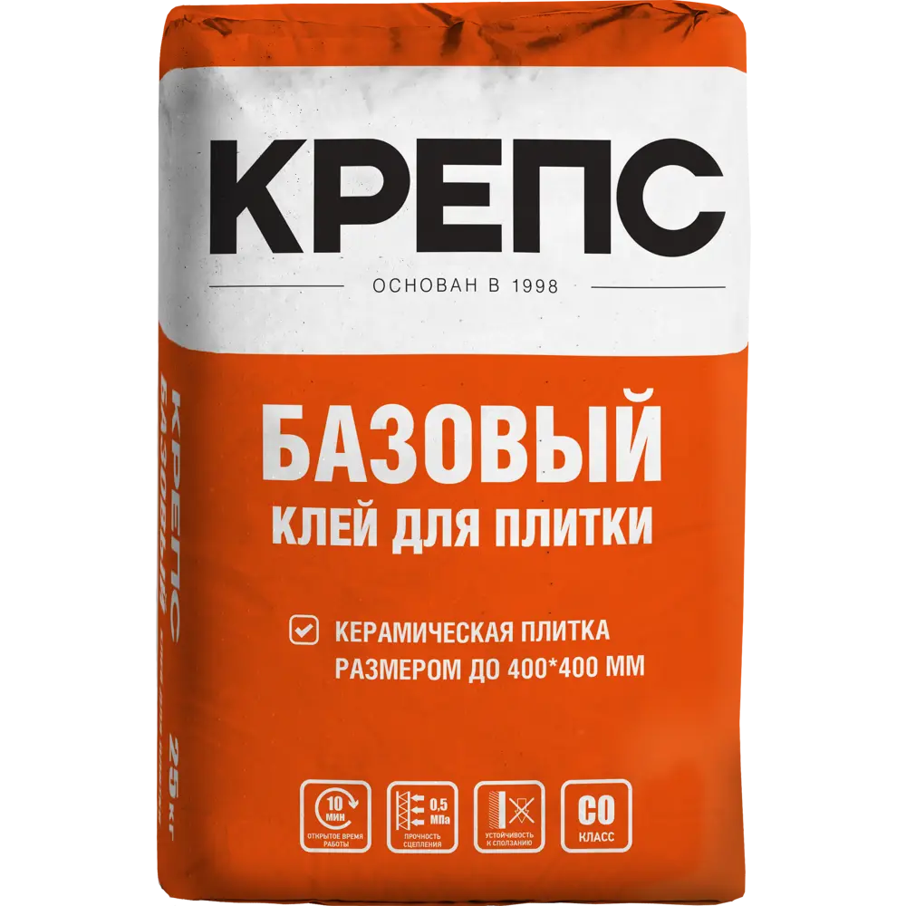 Клей для плитки и камня Крепс Базовый 25 кг 86146544 STLM-2194137
