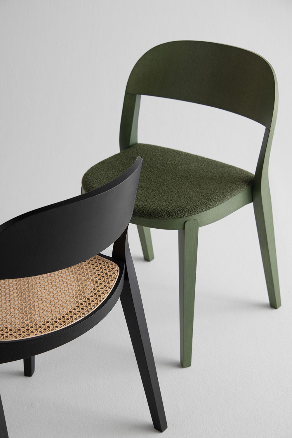 Штабелируемый венский стул из дерева и соломы Potocco минимальная ARCH-00145439 - Вид №4