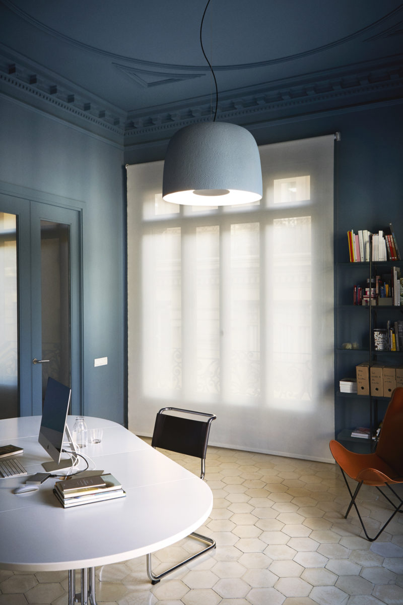 088612 Люстра 100.38 голубая Marset Djembe 