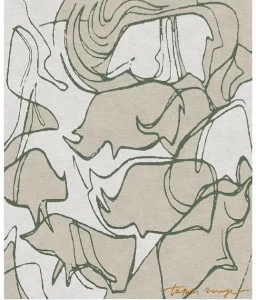 Tapis Rouge Прямоугольный коврик ручной работы Val camonica Tr1736