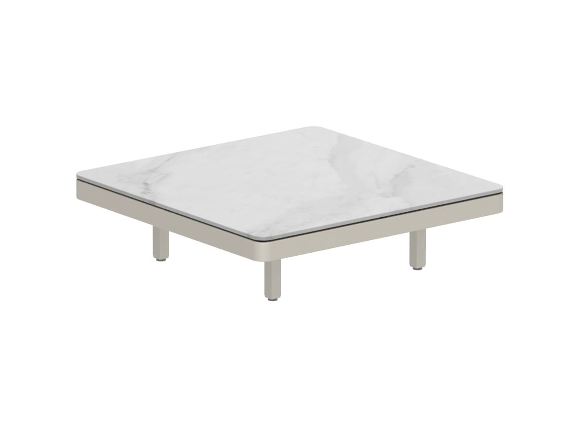 Алюминиевый квадратный низкий садовый столик с порошковым покрытием Royal Botania Alura Lounge ARCH-00012338 - Вид №1