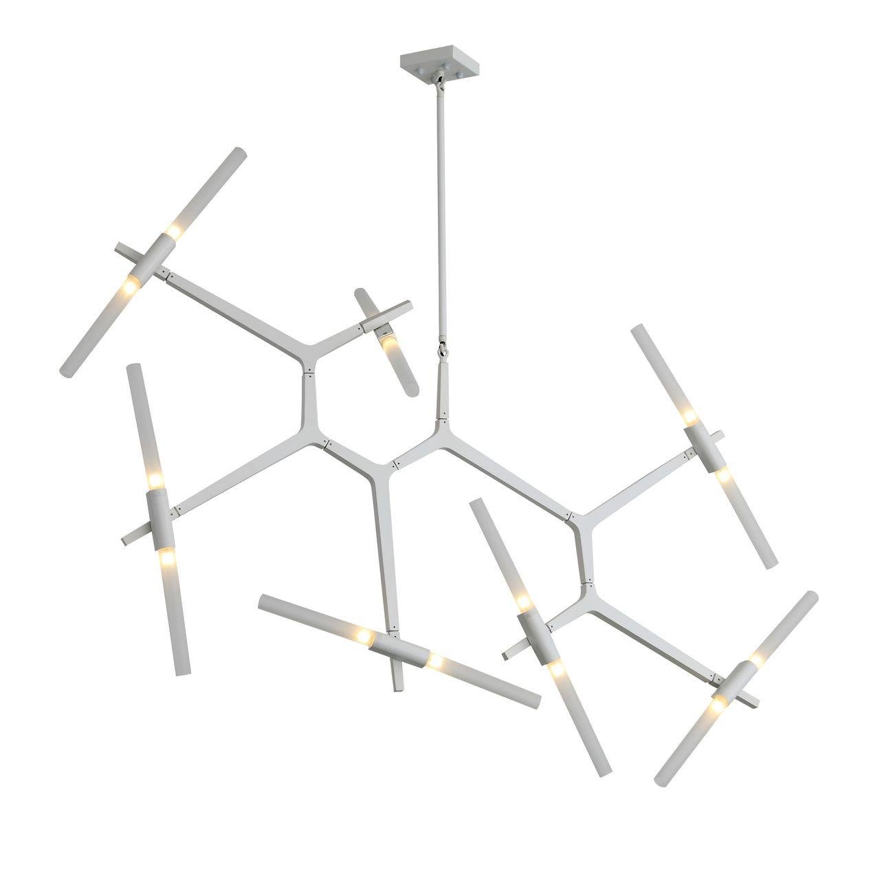 Подвесная люстра ST Luce Laconicita SL947.502.14 белая ST LUCE ДИЗАЙНЕРСКИЕ, LACONICITA 220628 Белый  - Вид №3