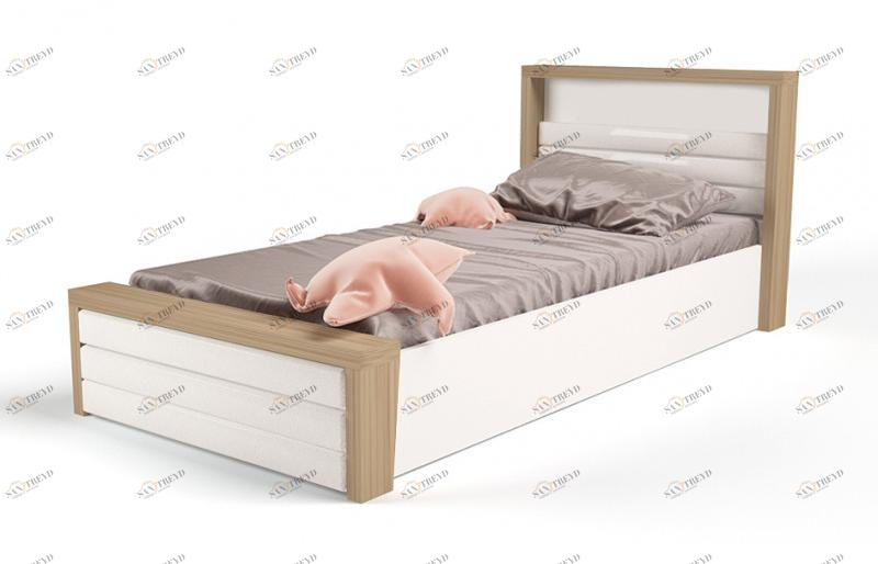 Кровать ABC-KING 190х90 №6MIX №6 с под.мех и мяг.изнож 4631148108110