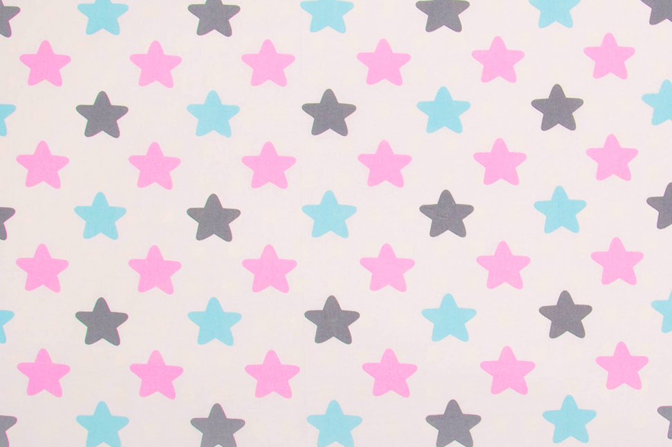Детское постельное белье "Звезды" графит, лаванда, бирюза БЕЛЬМАРКО  327373 Розовый Santreyd  - Вид №3