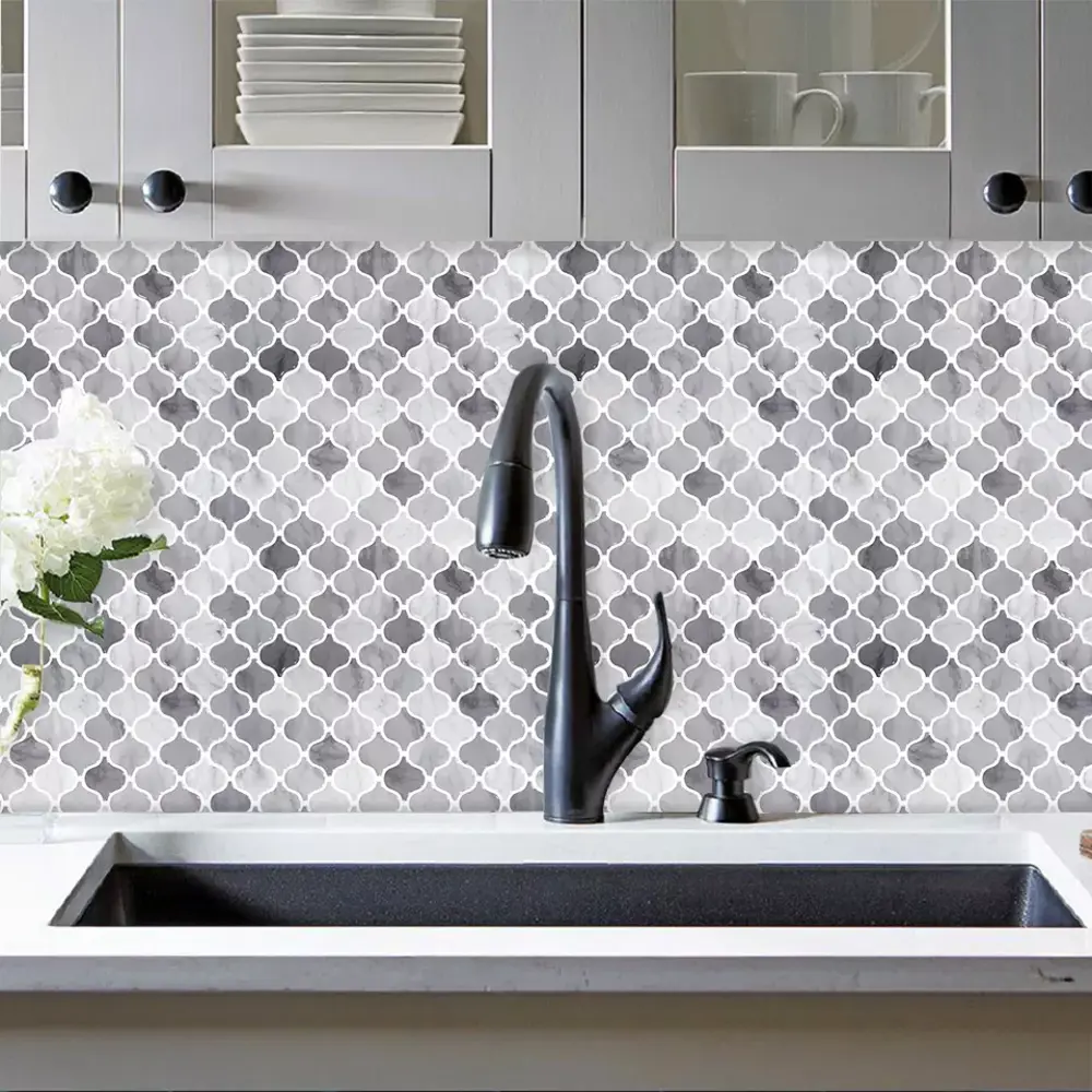 Santreyd Мозаика стеновая самоклеящаяся темно-серый 300x300 мм 89379615 STLM-1368009 - Вид №2