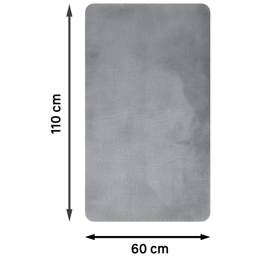 INSPIRE BIANCA — искусственная шкура серого цвета для уютного интерьера 83235388 STLM-0039667 - Вид №10