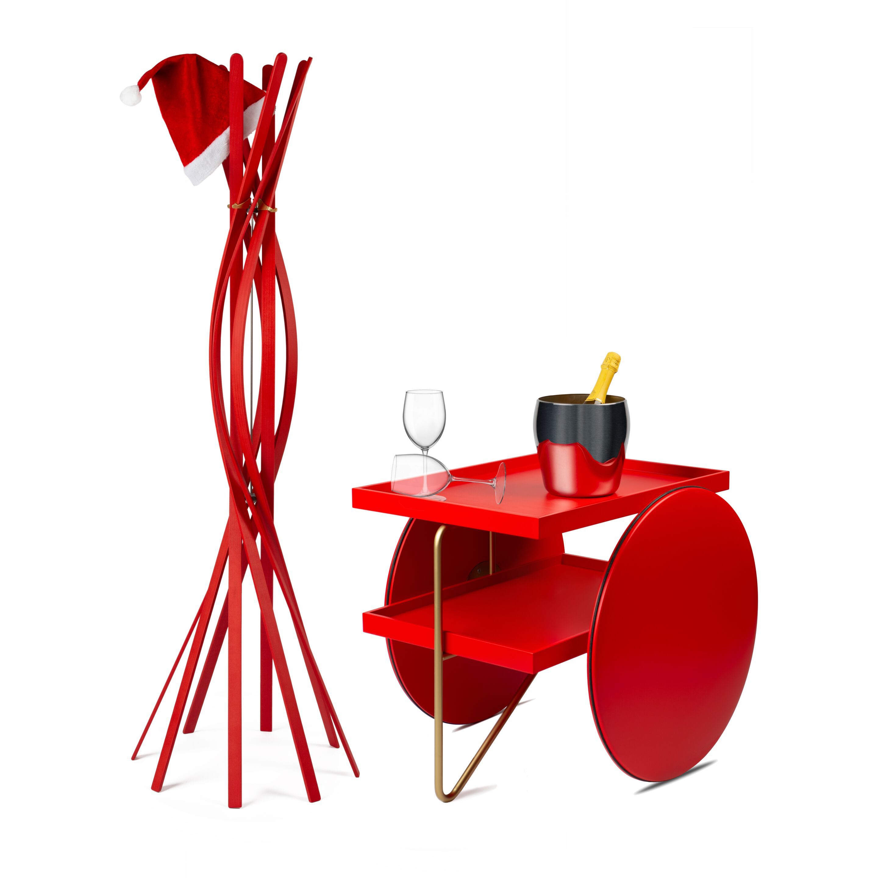 Напольная вешалка из бука Casamania & Horm Twist ARCH-00090104 - Вид №2