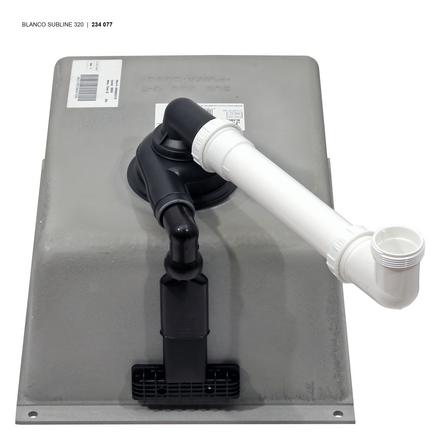 523417 Кухонная мойка Blanco Subline 320-F темная скала  Blanco Subline Темная скала - Вид №4