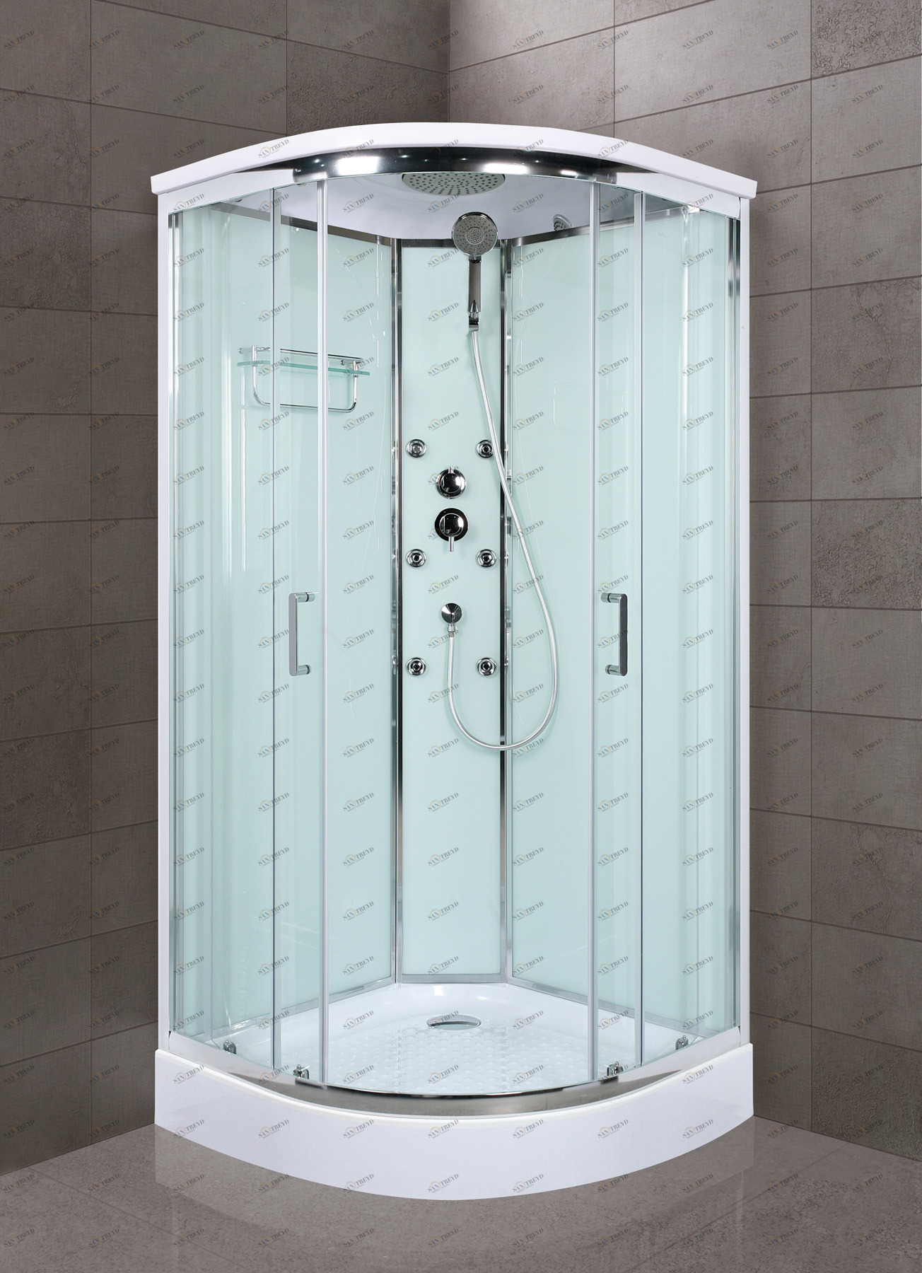 ДУШЕВАЯ КАБИНА BELBAGNO UNO-CAB-R-2-80-C-CR-TOP