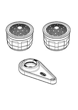 Комплект аэраторов GROHE 5,7 л/мин с резьбой М22 и М24 (40530000) Spare Parts