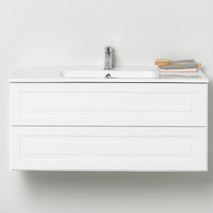 20071261 Шкаф Для Умывальника Dawn 1000 Белая Рама, С Открыванием Westerbergs Белый